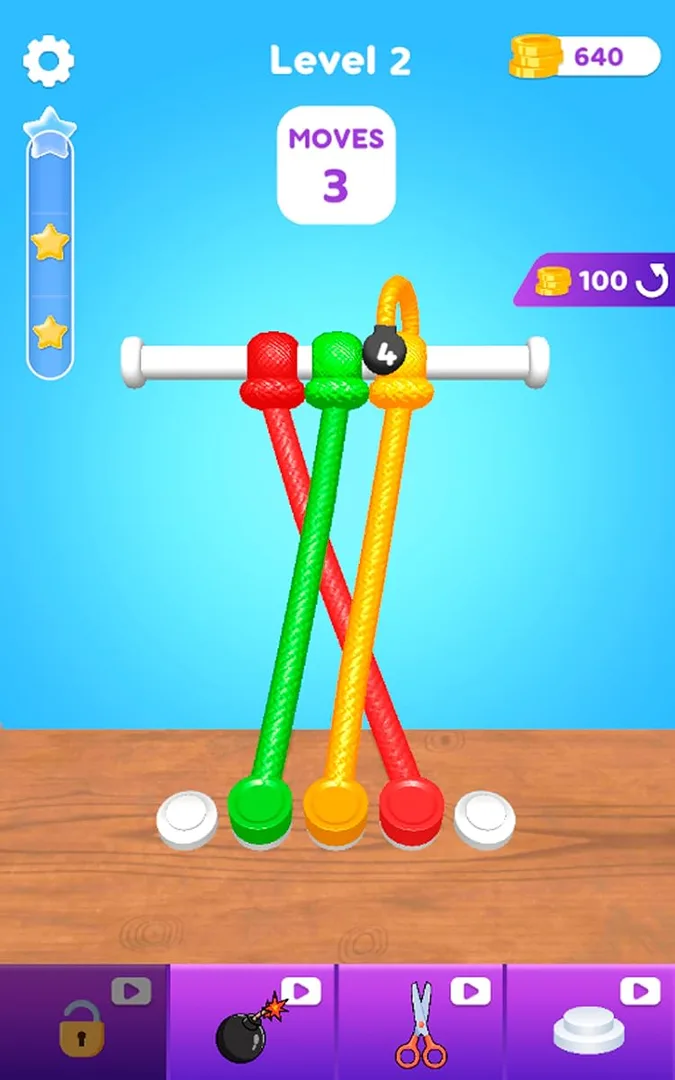 Untangle Puzzle 3D screenshot