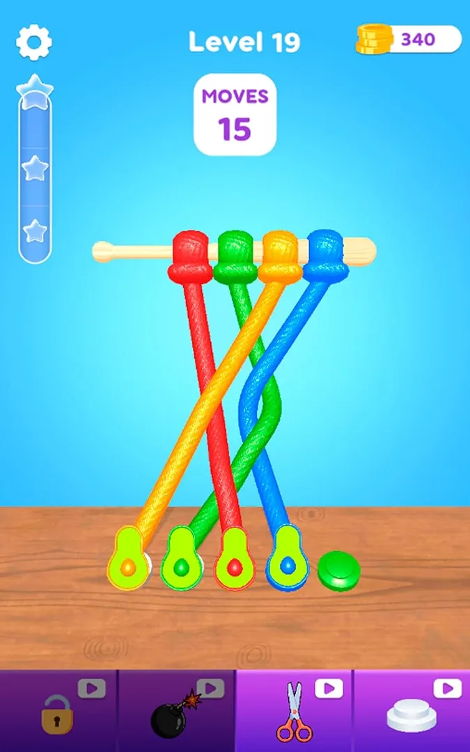 Untangle Puzzle 3D screenshot